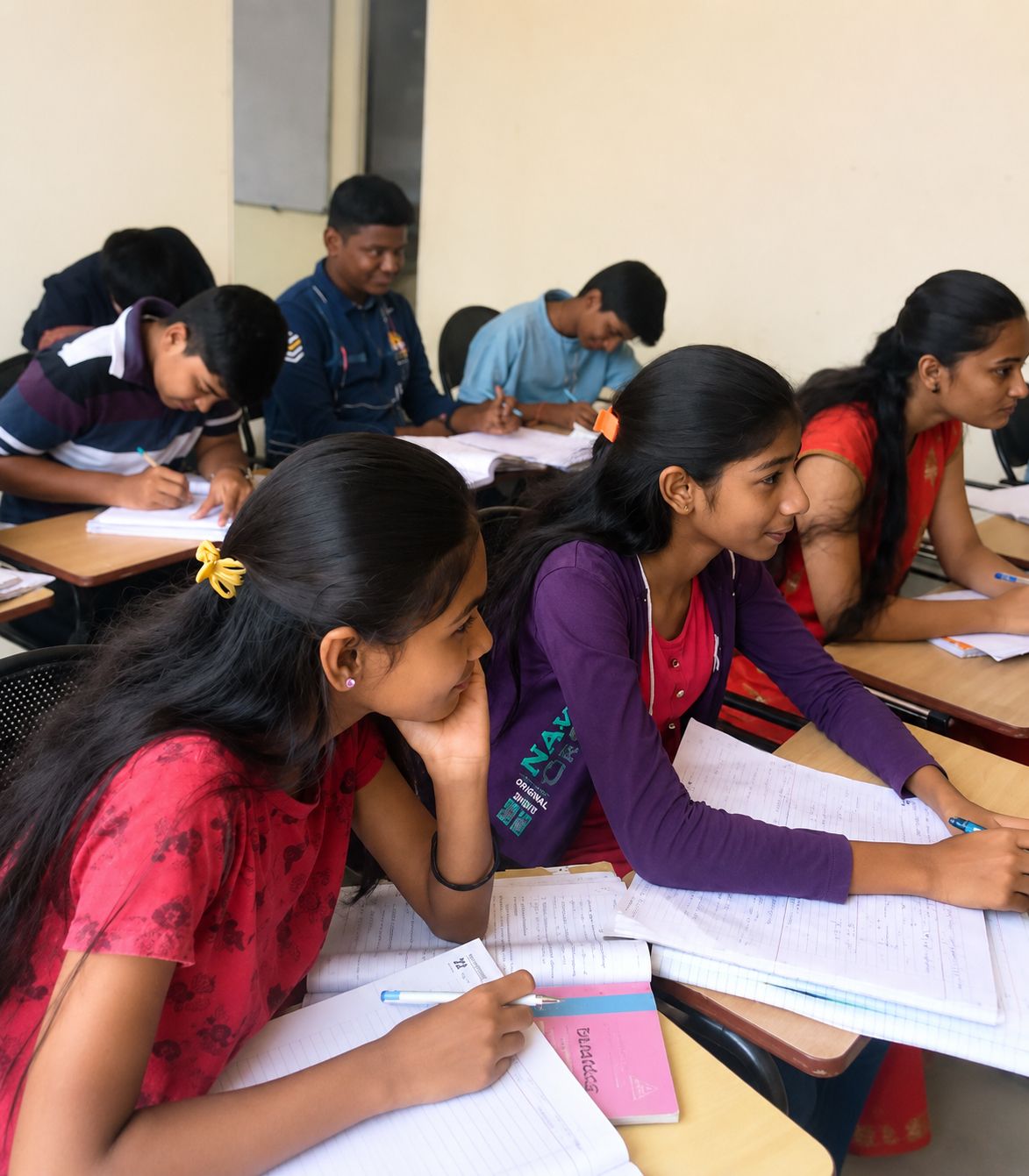 Students celebrating graduation